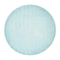 Table Passion Assiettes à Dessert Lot De 6 - Assiette à Dessert 21 Cm Turquoise En Grès Bleu