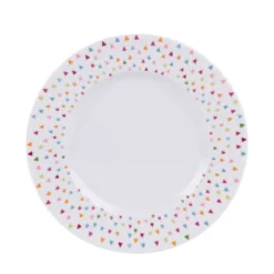 Table Passion Assiettes à Dessert Lot De 6 - Assiette à Dessert 22 Cm En Porcelaine Blanc