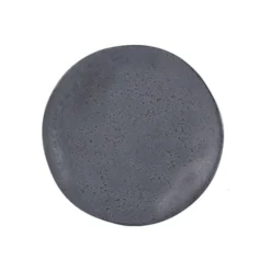 Table Passion Assiettes à Dessert Lot De 6 - Assiette à Dessert Granit 20 Cm En Grès Gris