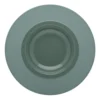 Guy Degrenne Assiettes Creuses Lot De 6 - Assiette à Pâte Grand Bassin Ronde En Grès Vert