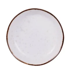 Table Passion Assiettes Creuses Lot De 6 - Assiette Creuse 20 Cm En Grès Blanc
