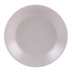 Trend'up Assiettes Creuses Lot De 6 - Assiette Creuse 21 Cm En Grès Gris