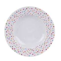 Table Passion Assiettes Creuses Lot De 6 - Assiette Creuse 22 Cm En Porcelaine Blanc