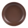 Table Passion Assiettes Creuses Lot De 6 - Assiette Creuse Chocolat 22 Cm En Grès Marron