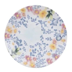 Trend'up Assiettes Plates Lot De 6 - Assiette Plate 27,5 Cm En Grès Multicolore