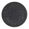 Table Passion Assiettes Plates Lot De 6 - Assiette Plate 27 Cm En Grès Noir