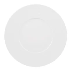 Table Passion Assiettes Plates Lot De 6 - Assiette Plate 27 Cm En Porcelaine Blanc