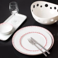 Table Passion Assiettes Plates Lot De 6 - Assiette Plate Gris 27 Cm En Porcelaine Blanc -Assiettes Soldes Magasin lot de 6 assiette plate gris 27 cm en porcelaine blanc 2
