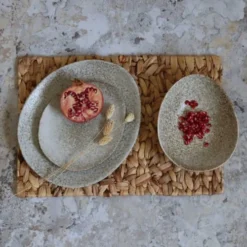 Novastyl Assiettes Plates Lot De 6 Assiettes à Dessert En Grès 19,5cm -Assiettes Soldes Magasin lot de 6 assiettes a dessert en gres 19 5cm 3