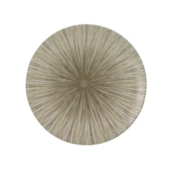 Novastyl Lot De 6 Assiettes à Dessert En Porcelaine Sable D21cm