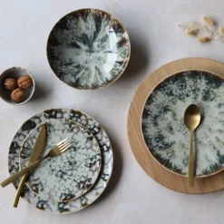 Novastyl Lot De 6 Assiettes Creuses En Porcelaine 21cm -Assiettes Soldes Magasin lot de 6 assiettes creuses en porcelaine 21cm 4