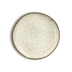 OGO Living Vaisselle De Noël Lot De 6 Assiettes Desserts En Grès Gris 20,5cm