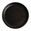 Olympia Lot De 6 Assiettes Plates 18cm Noir