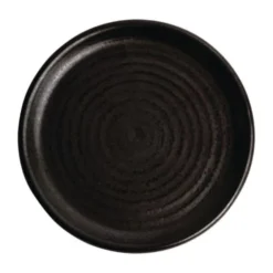Olympia Lot De 6 Assiettes Plates 18cm Noir