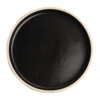 Olympia Lot De 6 Assiettes Plates Bord Droit 180 Mm Noire