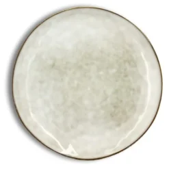 OGO Living Vaisselle De Noël Lot De 6 Assiettes Plates En Grès Gris 27,5cm