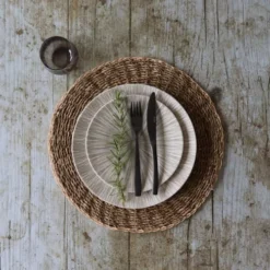 Novastyl Lot De 6 Assiettes Plates En Porcelaine Sable D27cm -Assiettes Soldes Magasin lot de 6 assiettes plates en porcelaine sable d27cm 2