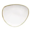 Olympia Kiln Assiettes Plates Lot De 6 Assiettes Triangulaires Couleur Craie Ø 230mm