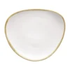 Olympia Kiln Assiettes Plates Lot De 6 Assiettes Triangulaires Couleur Craie Ø165mm
