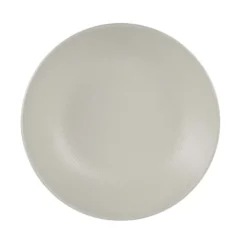 Table Passion Assiettes Creuses Lot De 6 - Grande Assiette Creuse 25 Cm En Grès Blanc