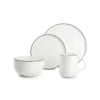 Salt&Pepper Assiettes Plates Service 16 Pièces Blanc