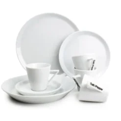 Salt&Pepper Assiettes Plates Service 20 Pièces Blanc