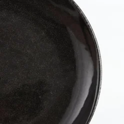 Mica Decorations Assiettes Plates Service De Table 16 Pièces En Céramique Noir -Assiettes Soldes Magasin service de table 16 pieces en ceramique noir 5